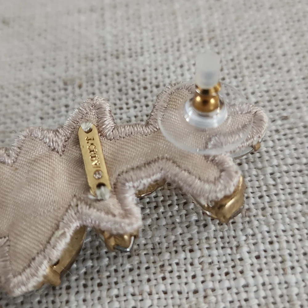 NWT! J. Crew Statement Jewel Earrings, Nuetral Colors